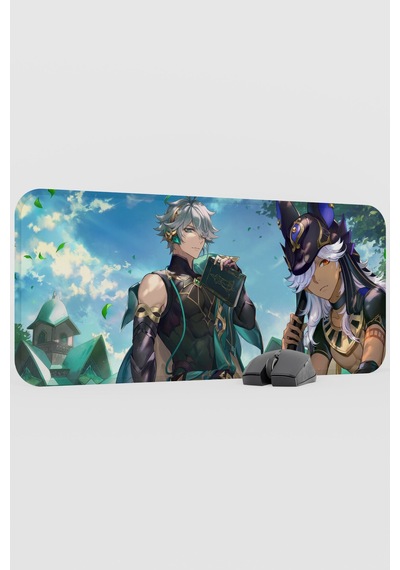 Alhaitham Genshin Impact Anime Gacha V4 - 70x30 Xl Gaming Mouse Pad Fare Altlığı