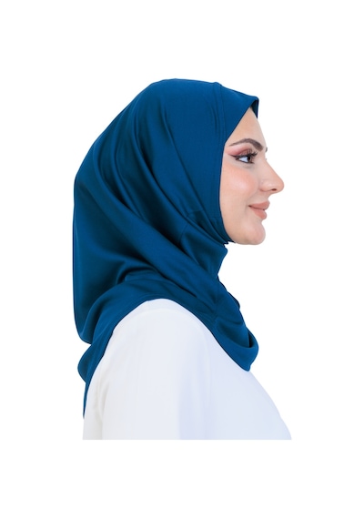 Modish Group Hazır Başörtü Pratik Tak Çıkart Kadın Günlük Şal Hafif Kırışmaya Dayanıklı Lacivert