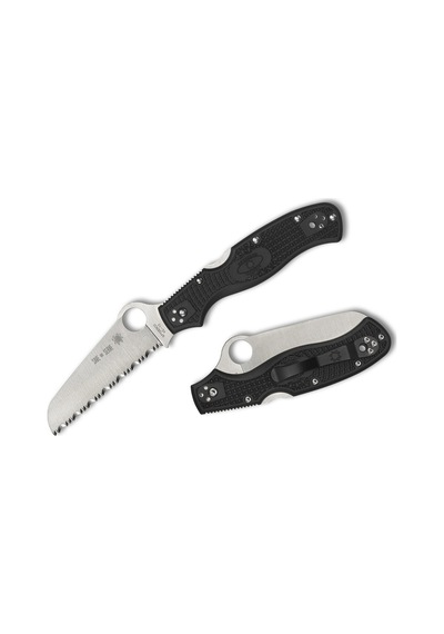 Spyderco Rescue 3 Thin Red Line Spyderedge Kamp Çakı Siyah
