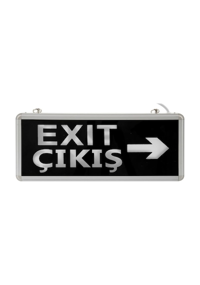 Cata Led Işıklı Acil Çıkış Exıt Armatürü Yönlendirme Tabelası