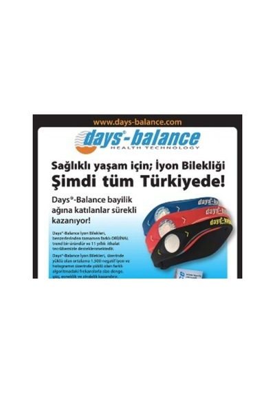 Daysbalance Iyon Yüklü Bileklik Siyah