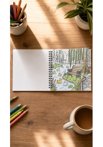 Vintage Nostalgic Victorian Life 20x20 Cm Büyük Boyama Kitabı, Çocuklar Ve Yetişkinlere