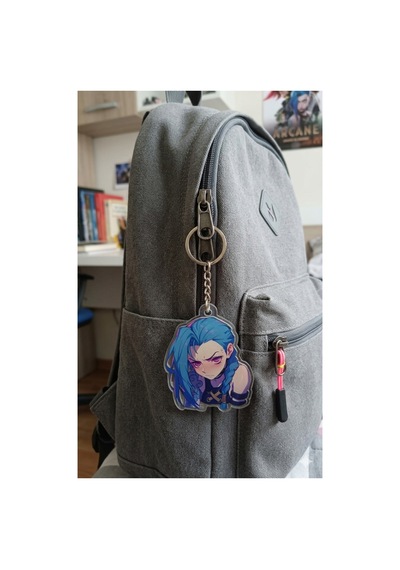 Owl Bag Arcane - Jin X Desenli Acrylic Anahtarlık Çanta Süsü Mıx