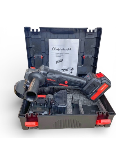 Specco BS20V-115/125A Akülü Avuç Taşlama