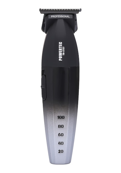Powertec TR-4100 & TR-2727 Profesyonel Tıraş Makinesi 2'li Set Erkek Bakım Seti Makas Hediyeli 4 Saat Siyah