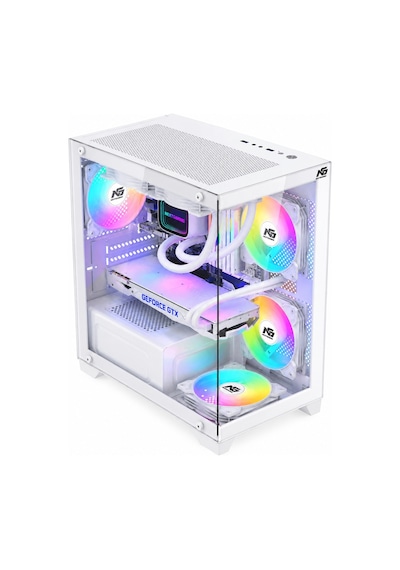 Orion Elite 4x Tuştan Değişen Rgb Fanlı M-atx Boş Bilgisayar Kasası Beyaz