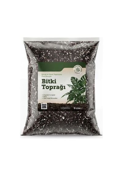 Tr Organik Cocopeat Perlit Pomza Karışımlı Genel Bitki Kullanıma Uygun Bitki Toprağı Toprak 5 Litre