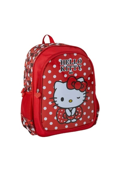Hello Kıtty Okul Çantası Tam 7 Adet Defter Kırmızı