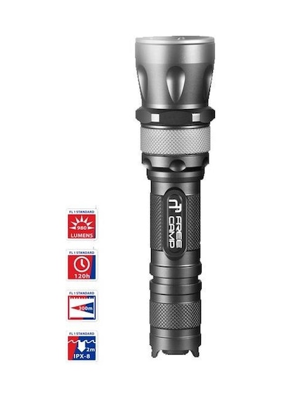 Freecamp And-Rrt26 980 Lümen Tactical Led Fener Siyah