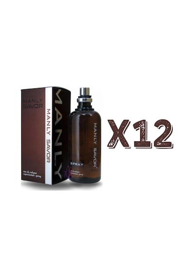 Manly Savor Erkek Parfüm EDC 12 x 125 ML