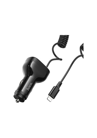Hoco Nz11a 30w 2 Usb+ Type-c Girişli İphone Kablolu Araç Çakmaklık Şarj Aleti- 5775