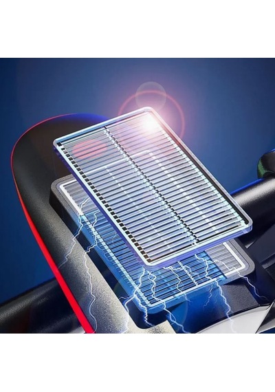 Forte Gt Bisiklet Ön Farı 250 Lm Korna 140db Usb Solar Şarjlı Yeşil Xbyc 6163 Yeşil
