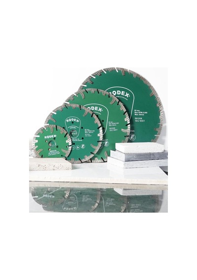 Rodex Turbo Elmas Kesme Diski Uzun Segmentli Tipli Rrs115
