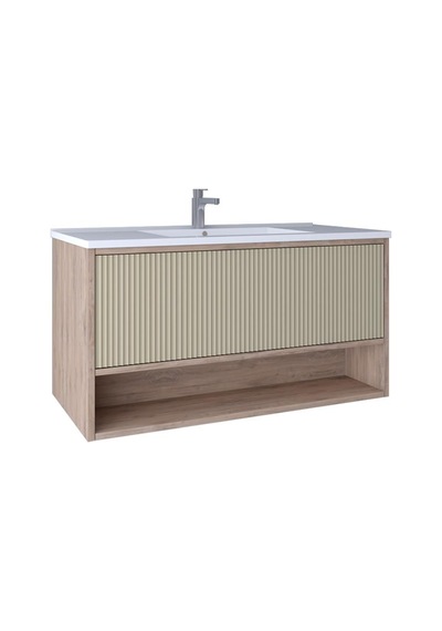 Kobos Elegant 100 Cm Lavabo Dolabı Light Walnut + Luna Kb710091 Diğer