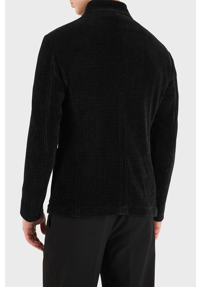 Emporio Armani Hakim Yaka Fermuarlı Astarlı Ceket Erkek Ceket Em005607 Te23228 Uc001 Siyah Emporio Armani Hakim Yaka Fermuarlı Astarlı Ceket Erkek Ceket Em005607 Te23228 Uc001 Siyah