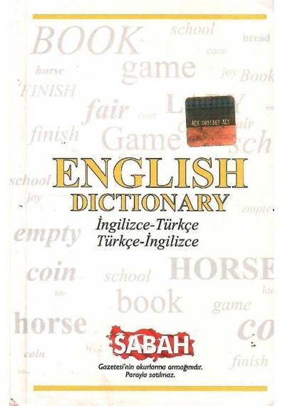 English Dictionary - İngilizce - Türkçe - Türkçe - İngilizce Cep Boy