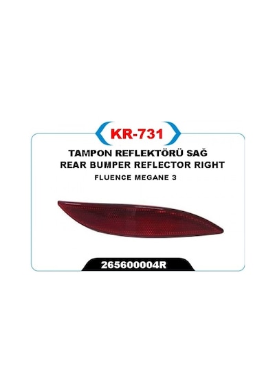 Gld-spt- Tampon Reflektörü Sağ Fluence-megane 3
