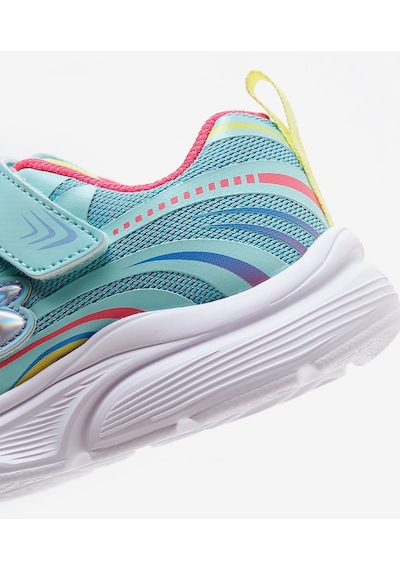 Skechers Wavy Lites - Eureka Shine Büyük Kız Çocuk Mavi Spor Ayakkabı 303520l Aqmt Mavi