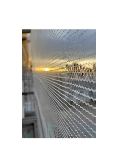 2.20 X 3 Metre Beyaz Balkon, Kedi Ve Kuş Filesi