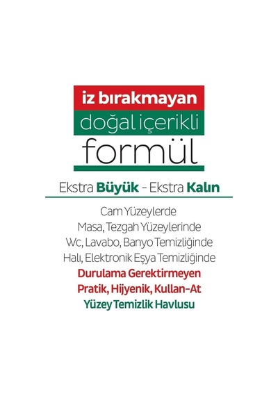 Sleepy Easy Clean Yüzey Temizlik Havlusu 100' Lü 9 Paket Tekli