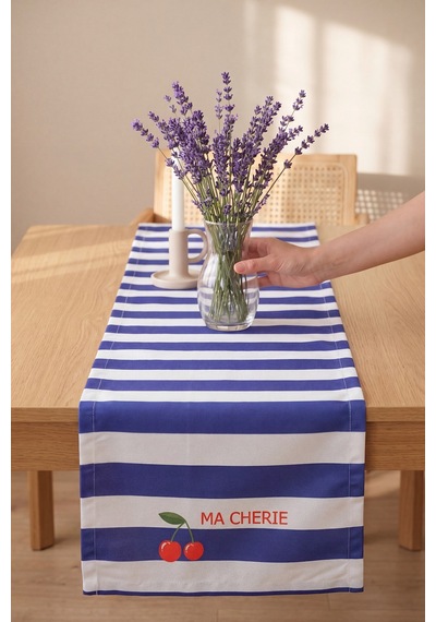 Ma Cherie Baskılı Runner 40x140 Cm Çok Renkli
