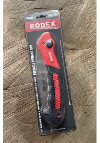 Rodex Katlanır Bag Budama Testeresi Agaç Budama Testeresi 180mm