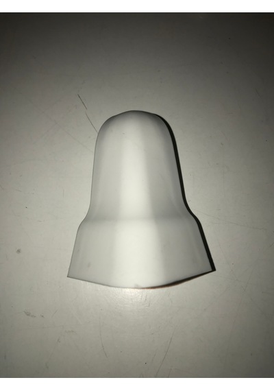 Laminat Parke Süpürgelik Köşe Bağlantı Aparatı 6 cm Beyaz