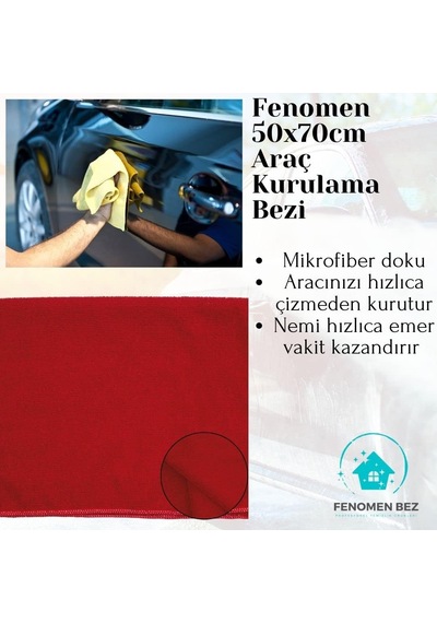 Tr 4'lü Mucize Araba Yıkama Mikrofiber Temizlik Bezi Seti Genel