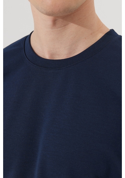 AC&Co / Altınyıldız Classics Erkek Lacivert Oversize Fit Bol Kesim Bisiklet Yaka Kısa Kollu Sweatshirt Tişört 4A5222200206LACL Lacivert AC&Co / Altınyıldız Classics Erkek Lacivert Oversize Fit Bol Kesim Bisiklet Yaka Kısa Kollu Sweatshirt Tişört 4A5222200206LACL Lacivert