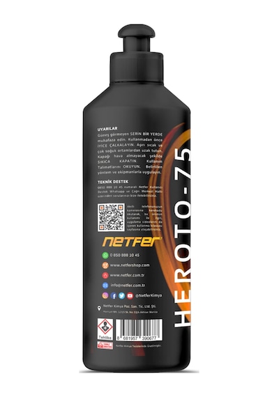 Netfer Heroto-75 Kılcal Çizik  İnce Pasta - 500 Ml