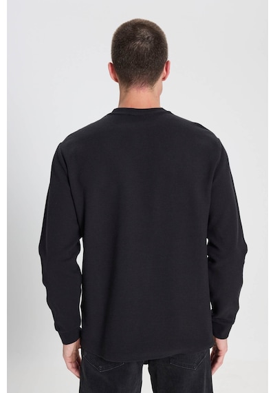 Wrangler Regular Fit Normal Kesim Bisiklet Yaka %100 Pamuk Siyah Sweatshirt W242501001 Siyah Wrangler Regular Fit Normal Kesim Bisiklet Yaka %100 Pamuk Siyah Sweatshirt W242501001 Siyah