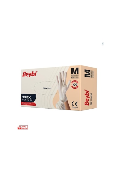 Tpex Çok Amaçlı Eldiven - Krem - 100'lük Kutu Diğer