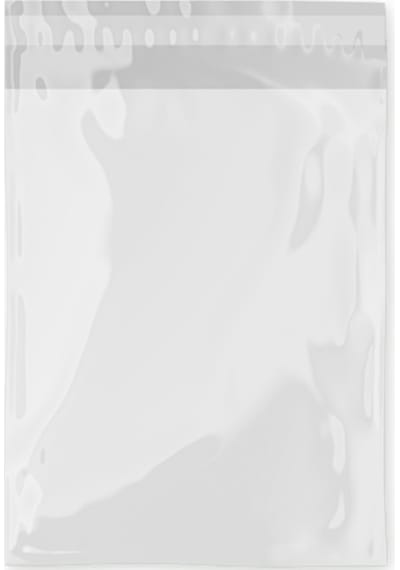Packanya Kadına Şiddete Hayır Baskılı Beyaz Cepsiz Kargo Poşeti 30 x 37.5 x 5 CM 50'li