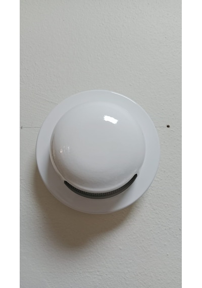Dış Cephe Davlumbaz Aspiratör Çıkış Kapağı Rüzgar Yağmur Önleyici 120 Mm 12 Cm Beyaz