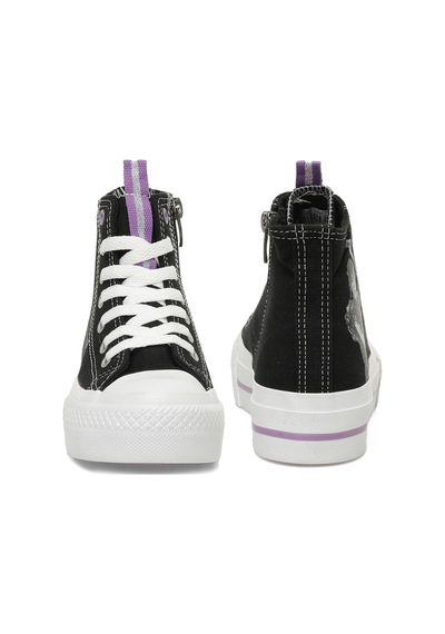 Wednesday Wende.f5fx Siyah Kız Çocuk High Sneaker 000000000101975555 Siyah