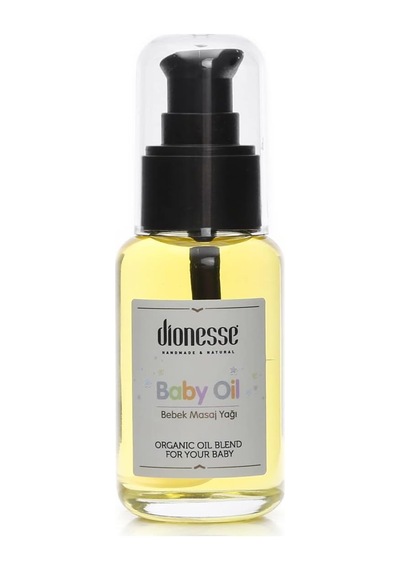 Tr 100% Doğal İçerikli Bebek Bakım Yağı 50 Ml - Organik Bitkisel Yağlı Bebek Yağı, Rahatlatıcı Ve Hızlı Em
