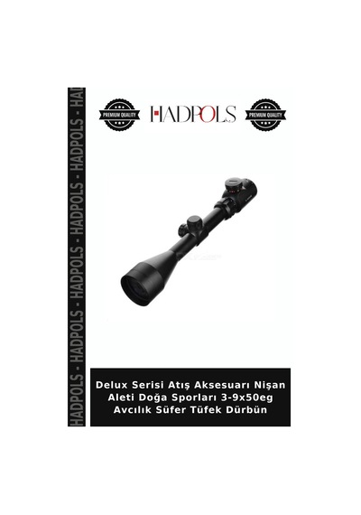 Delux Serisi Atış Aksesuarı Nişan Aleti Doğa Sporları 3-9x50eg Avcılık Süfer Dürbün