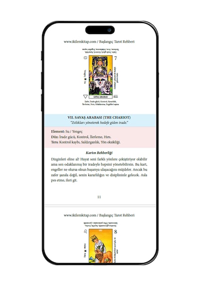 Başlangıç Tarot / Yeni Başlayanlar İçin Açıklamalı 78 Tarot Kartı Ve Rehber Kitap