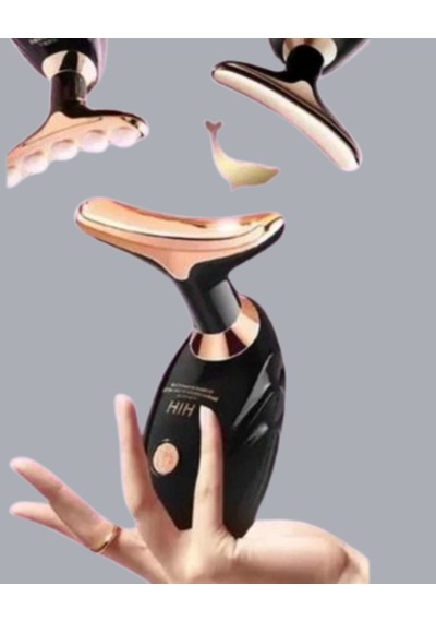 Serum Emilimini Artıran Yüz Masaj Cihazı Siyah