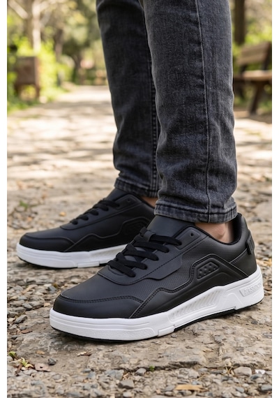 In Step City Walker Siyah Günlük Erkek Spor Ayakkabı