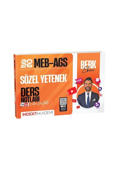 İndeks Akademi 2026 Meb-ags Sözel Yetenek Video Ders Notları - İndeks Akademi Yayıncılık