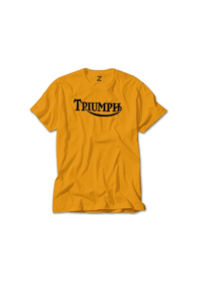 Triumph Motorcycles Logo Kırmızı Tişört