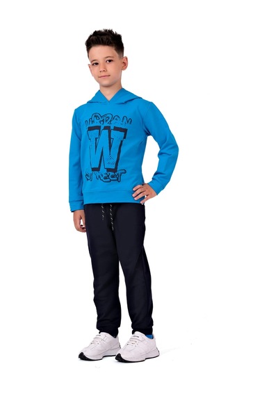 Mnk Baby & Kids Urban W Street Çocuk Eşofman Mnk0617 Saksmavi