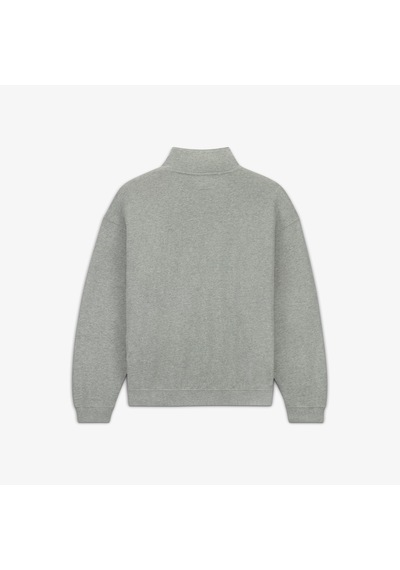 Converse Loose Fit Yarım Fermuarlı Erkek Gri Sweatshirt