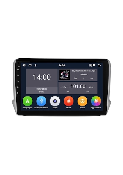 Peugeot 2008 Android Multimedya Sistemi 2013-2021 Crv-4420xd