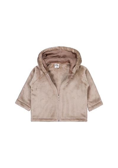 Civil Baby Mobıl Kulaklı 6-18 Ay Hırka - Kahverengi Soft Kahverengi