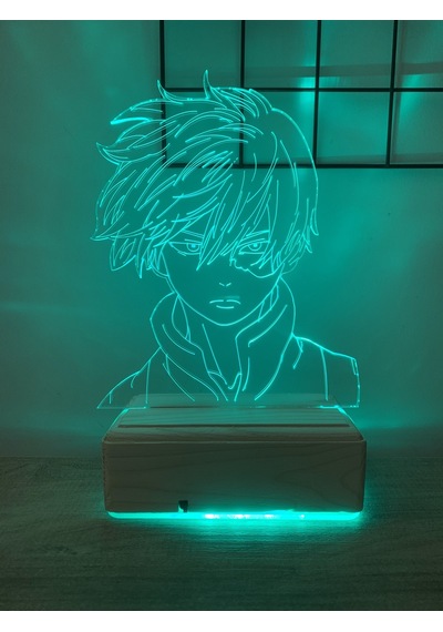 My Hero Academia Shoto Todoroki 16 Renk Gece Lambası