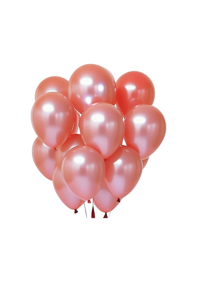 20 Adet 12 İnç 30 Cm Metalik Kırmızı Balon Doğum Günü Süsleme Kırmızı