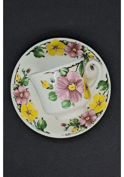 Ceranova Winterling Vintage Çay Fincanı 2 Parça Sarı