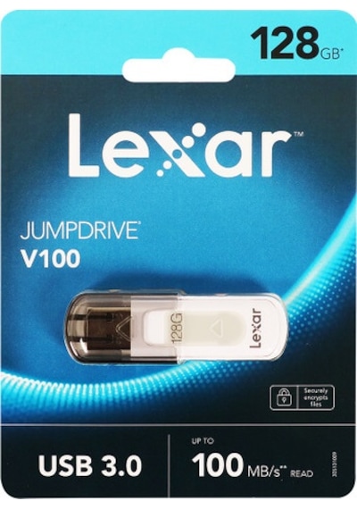 Lexar LJDV100-128ABGY JumpDrive V100 128GB USB 3.0 Flash Bellek